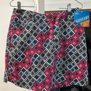 Multi color golfing Skort